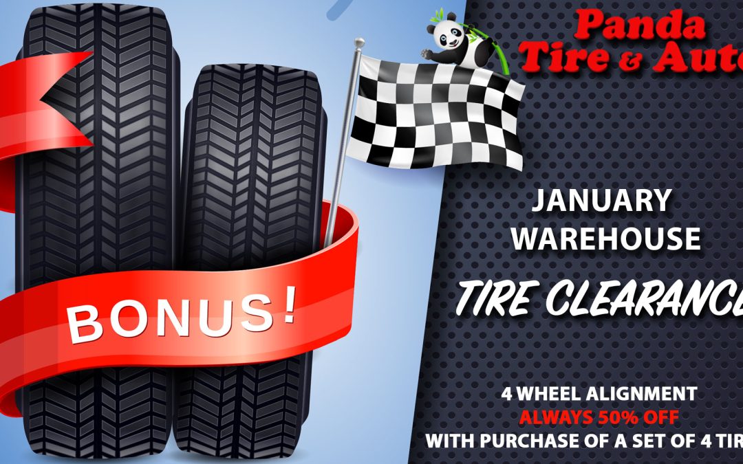 Unleash the Savings at Panda Tire and Auto’s January Warehouse – TIRE CLEARANCE